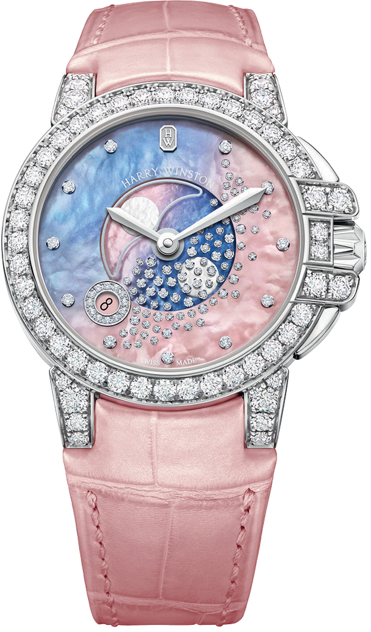 Harry Winston 海瑞溫斯頓 Ocean 系列 Moonphase 月相錶