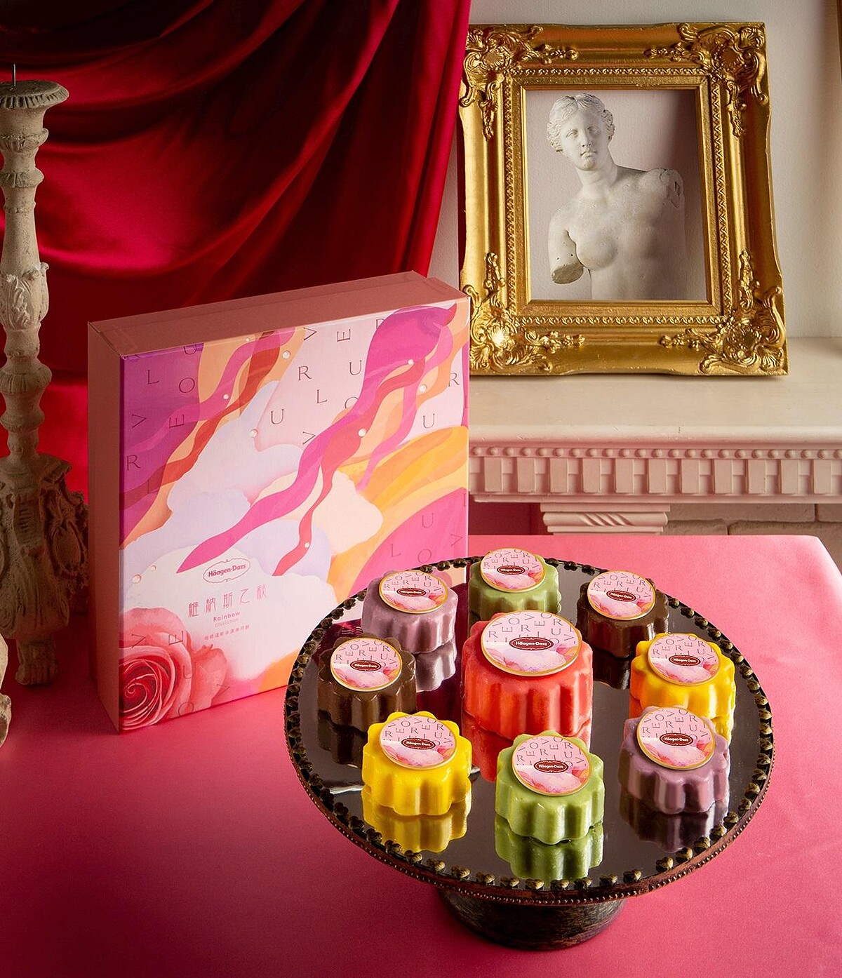 「維納斯之秋」冰淇淋月餅禮盒,NT2,980(9入)