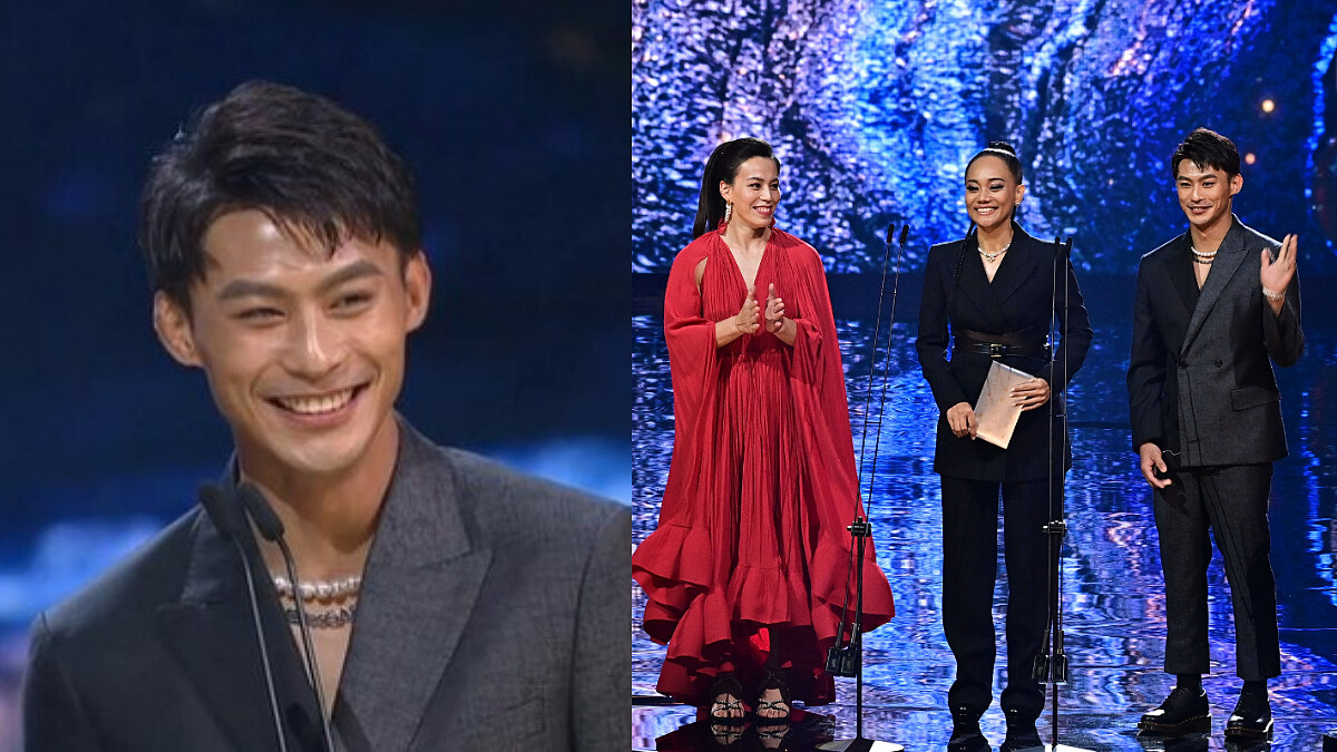 楊勇緯陽光笑容超帥西裝電翻全場！攜手郭婞淳壓軸現身2021金曲獎盛會