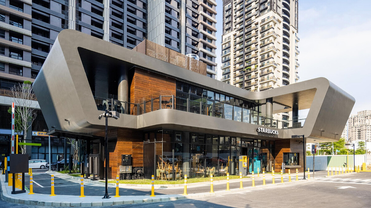 星巴克新竹關埔門市開幕!打造輪船風格絕美外觀,2層樓漂浮感設計必須朝聖
