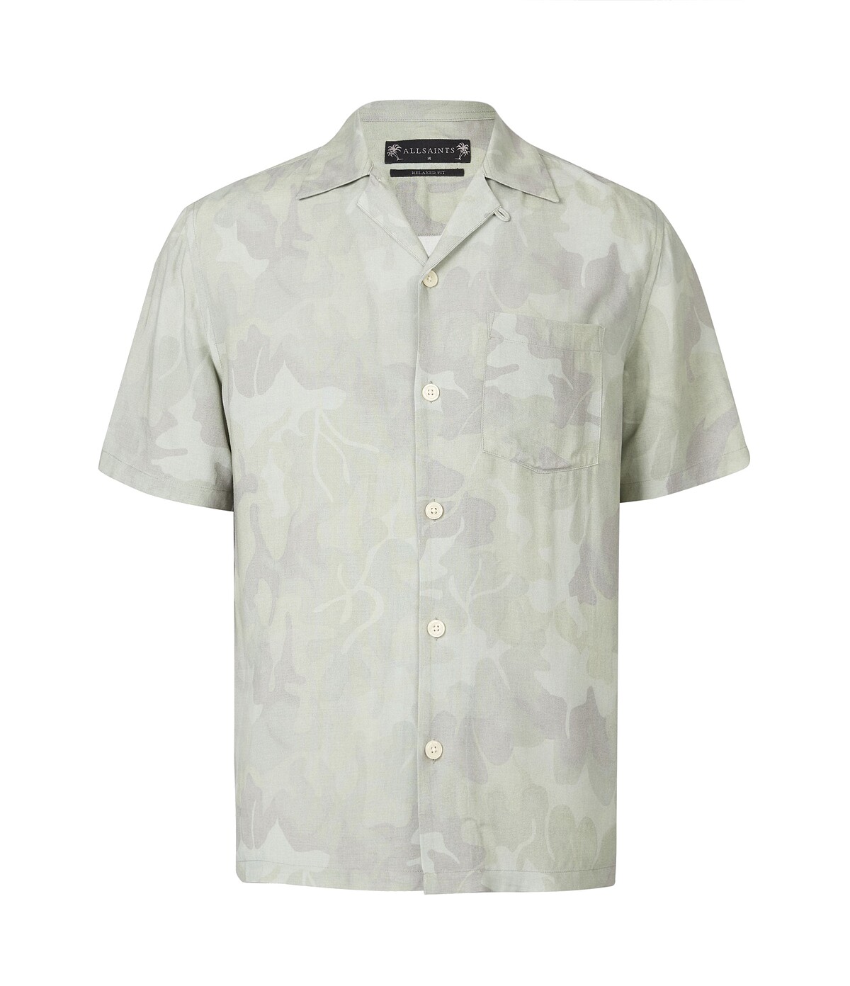 AllSaints Arboretum印花短袖襯衫，NT5000。