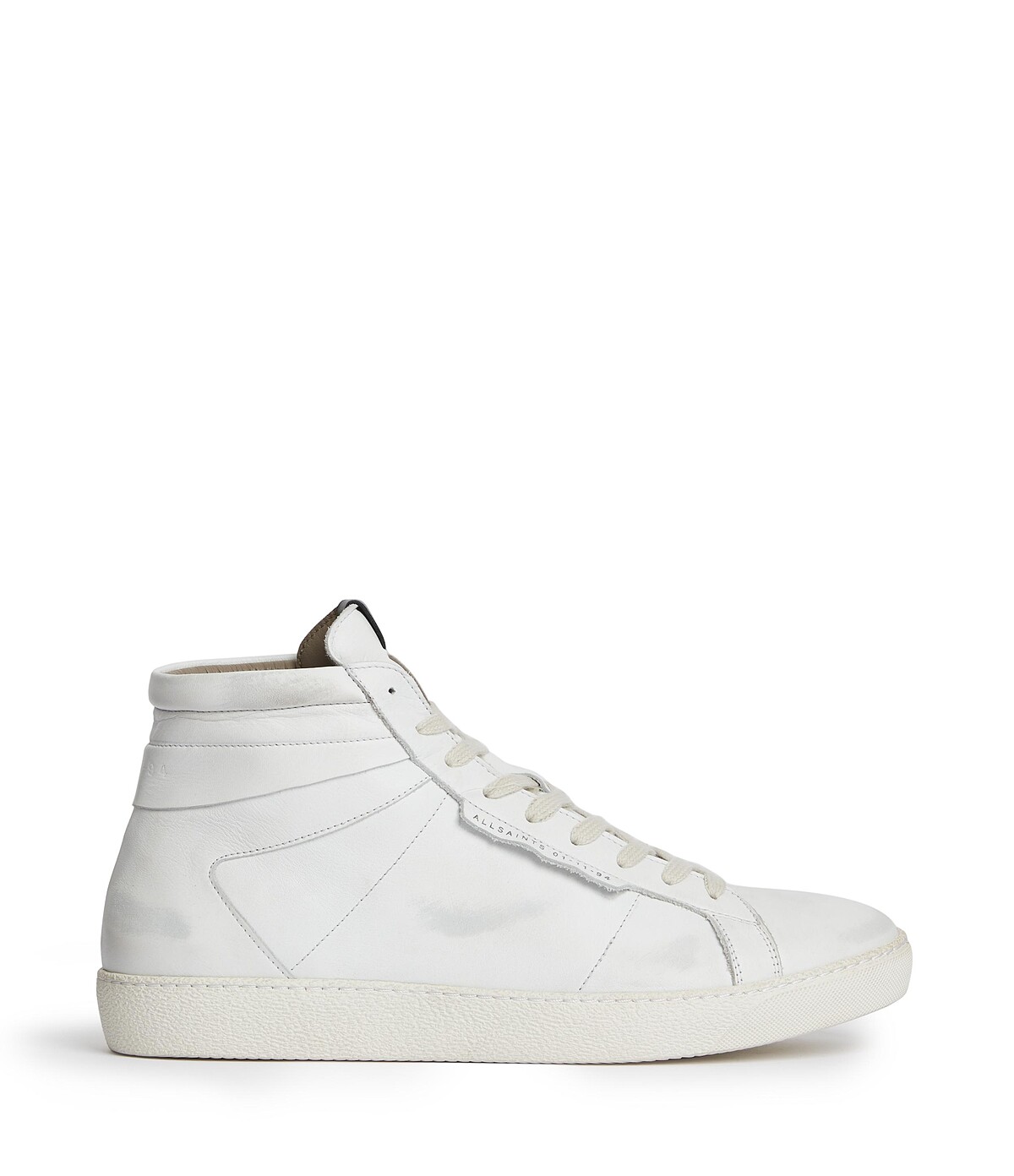 AllSaints Miles高筒皮革運動鞋，NT9000。