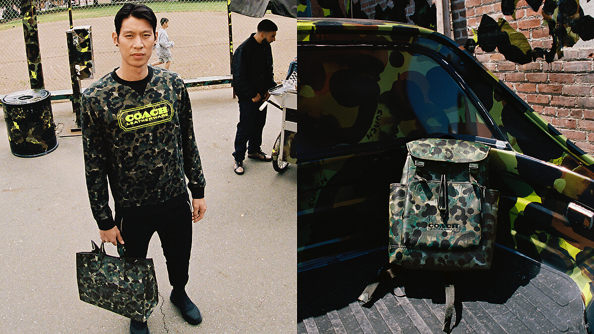 Coach水滴豹紋印花推出迷彩新色！3款出遊、上班都適合的後背包與拖特包推薦