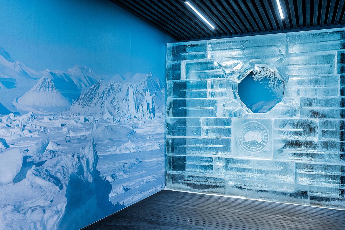 Canada Goose旗艦店Cold Room