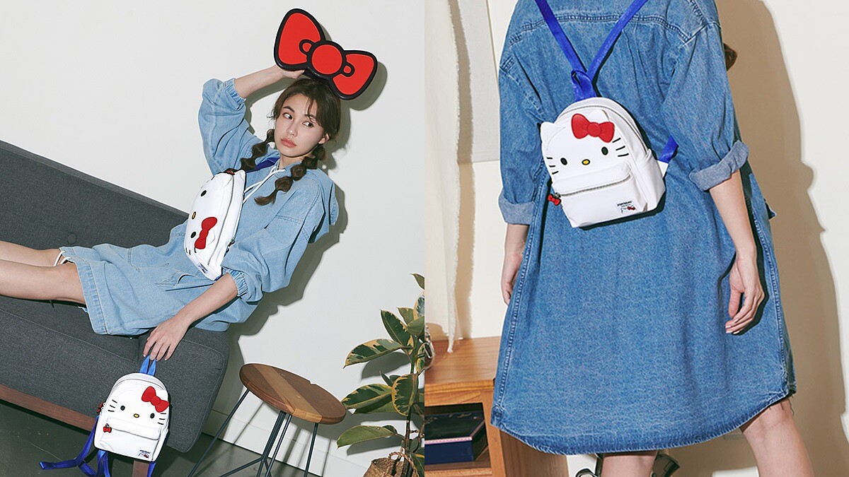 Stayreal X三麗鷗聯名系列Hello Kitty、酷企鵝、布丁狗變成腰包、後背包、側背小包萌翻天