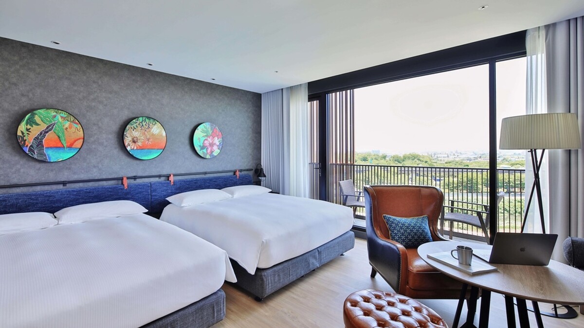 捷絲旅台南十鼓館「鼓迎家庭客房」