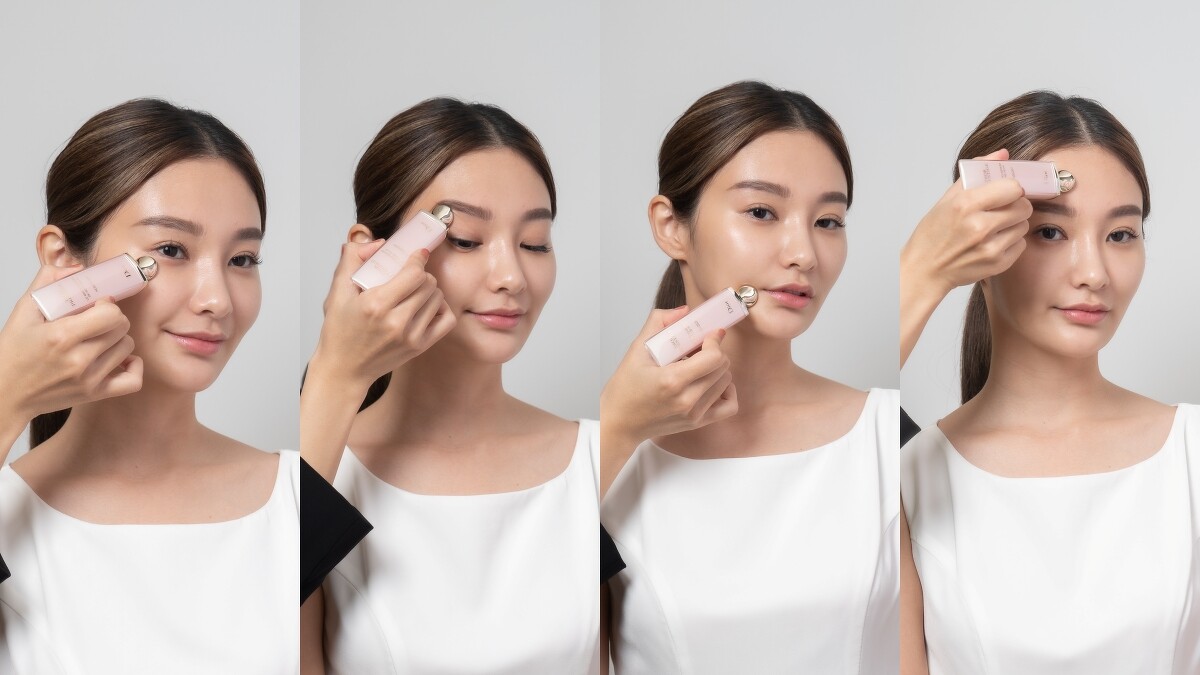 由左至右：步驟1至步驟4。