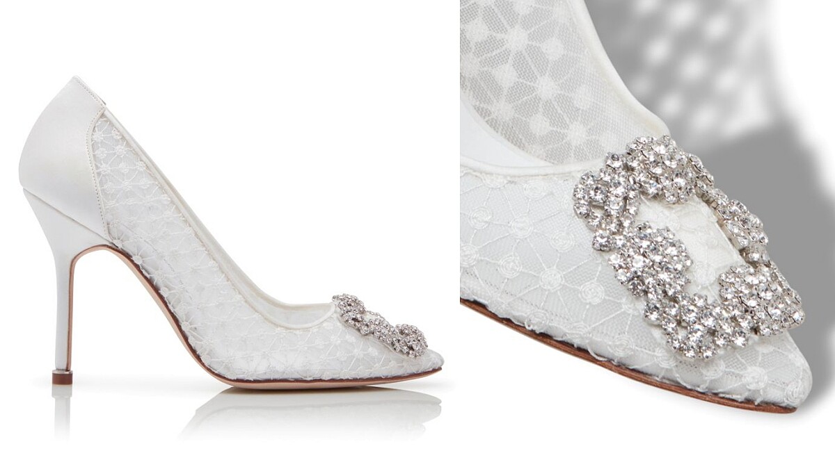 Manolo Blahnik Hangisi跟鞋，售價請店洽