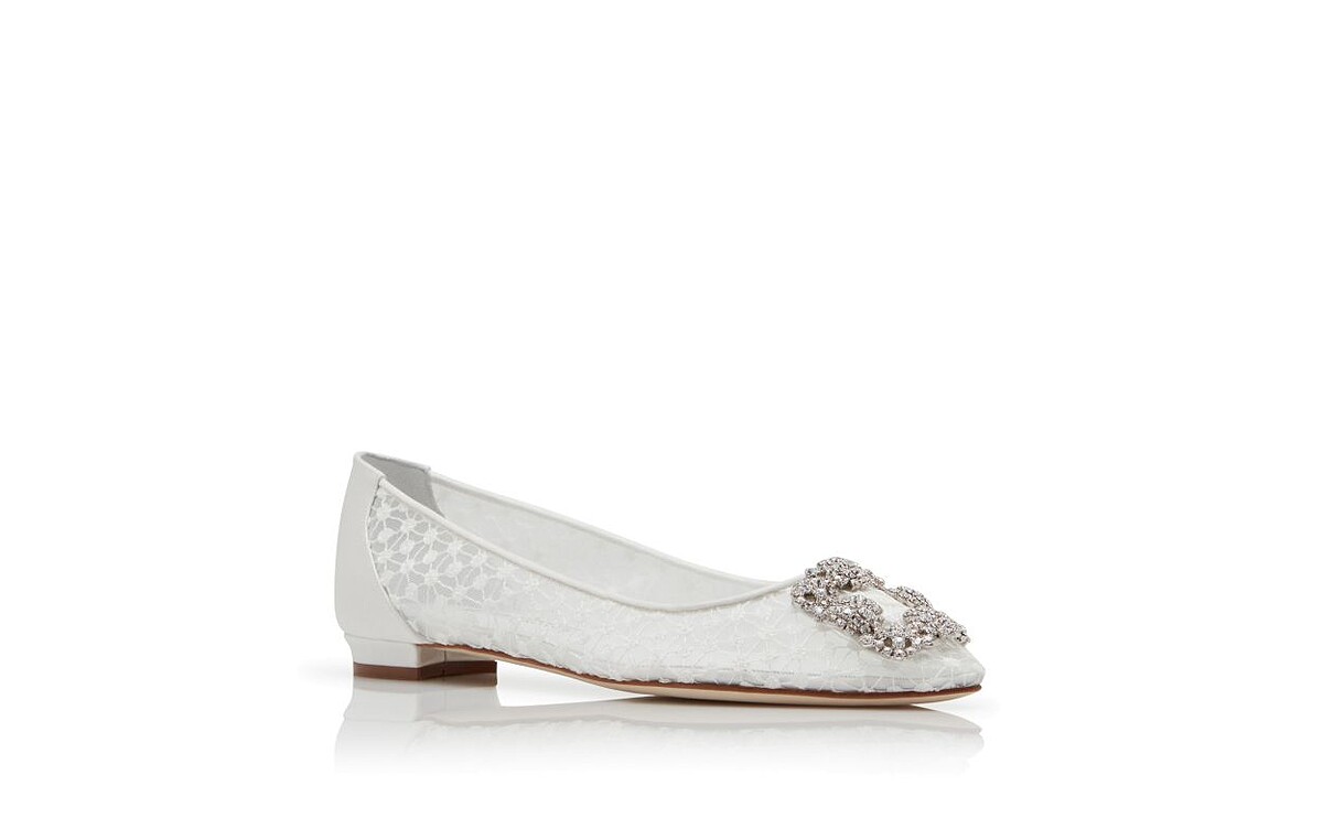 Manolo Blahnik Hangisi平底鞋，售價請店洽