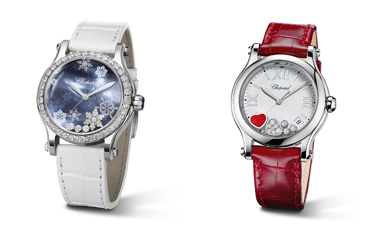 Happy Snowflakes腕錶、Happy Hearts系列腕錶