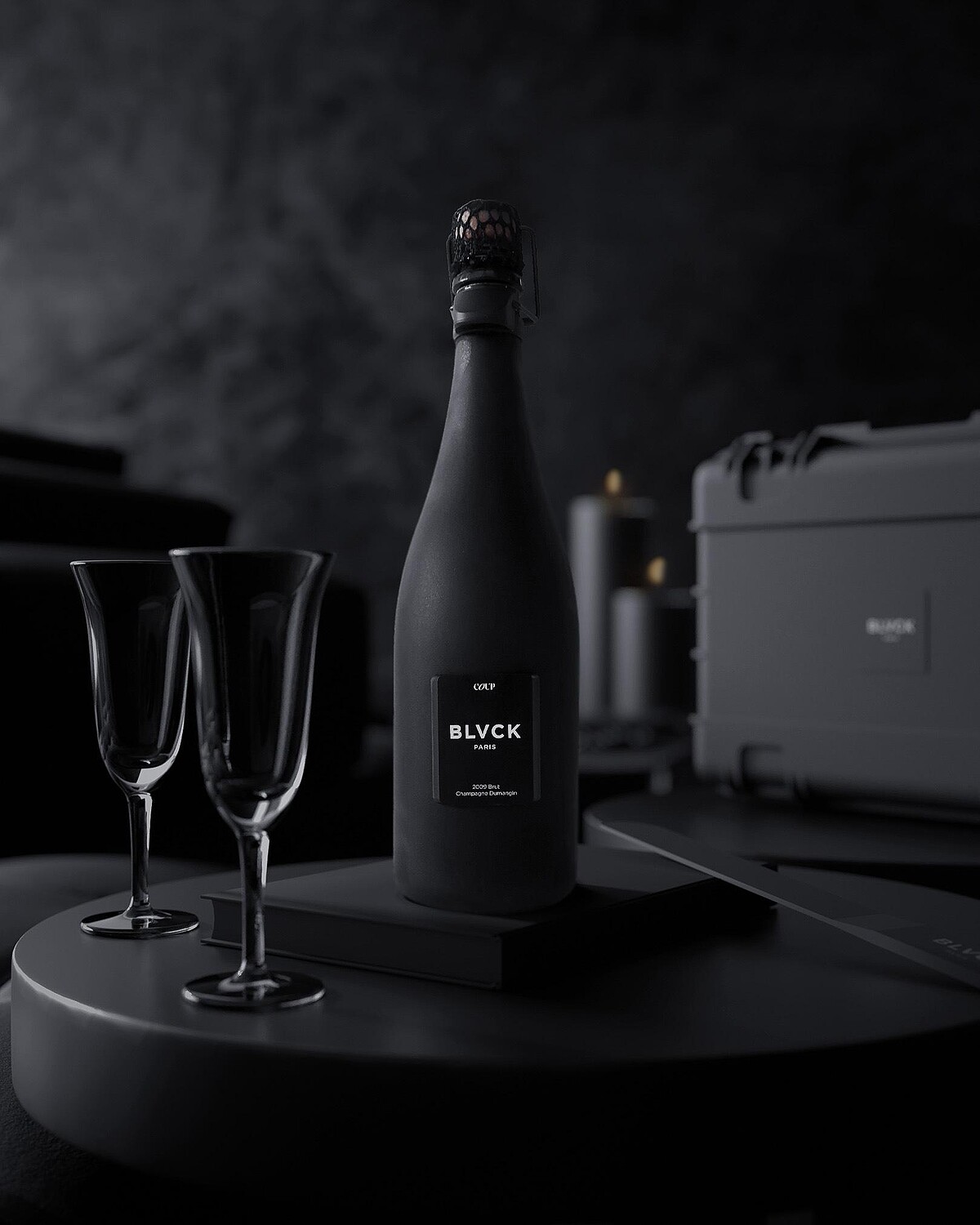 BLVCK X Coup限量聯名香檳系列