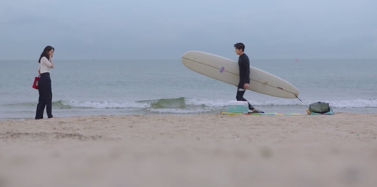 金宣虎、申敏兒《海岸村恰恰恰》 拍攝地「慶尚北道浦項市」月浦海水浴場 (劇中）