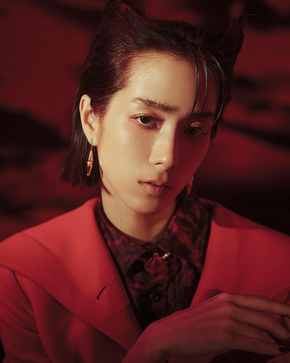 温貞菱拍攝高雄電影節形象照,曝光超現實夢境體驗