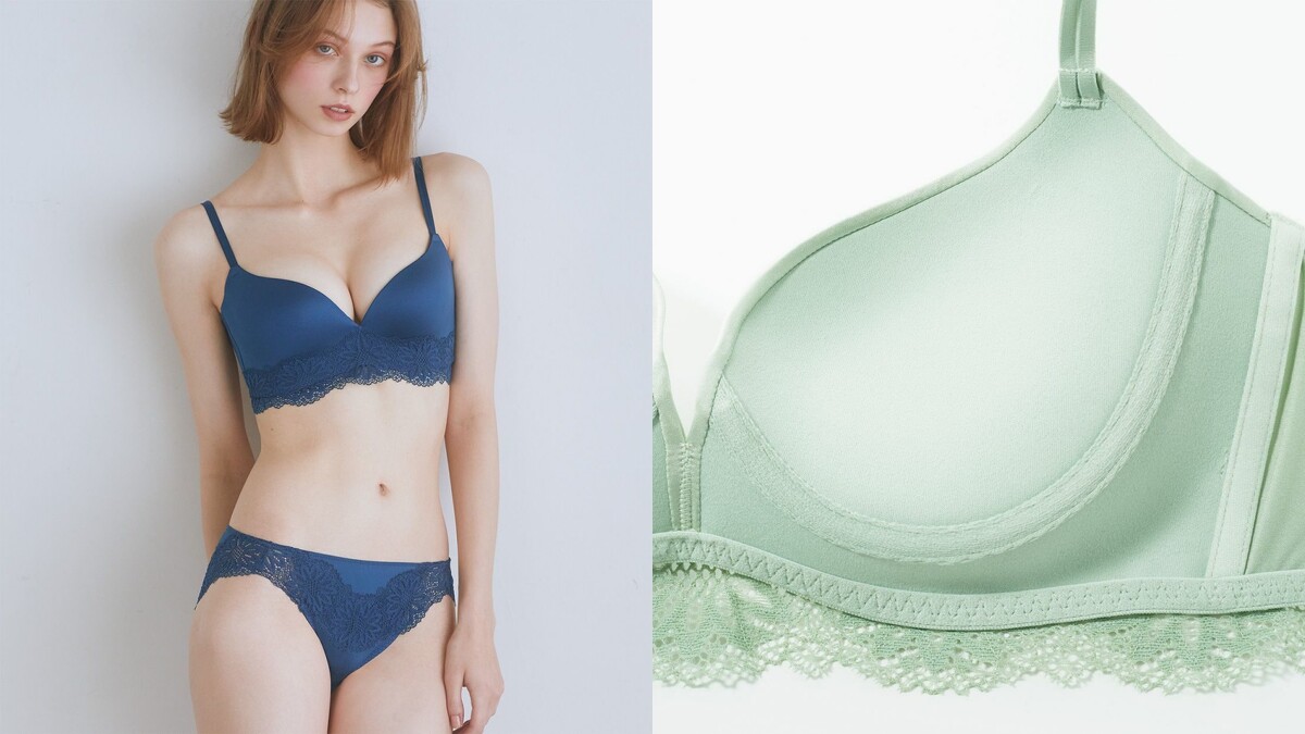 Smart顯瘦簡約蕾絲軟鋼圈內衣，售價NT$1,190