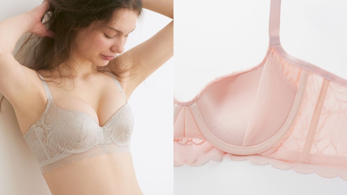 調整集中輕蕾絲高脇邊內衣，售價NT$1,190