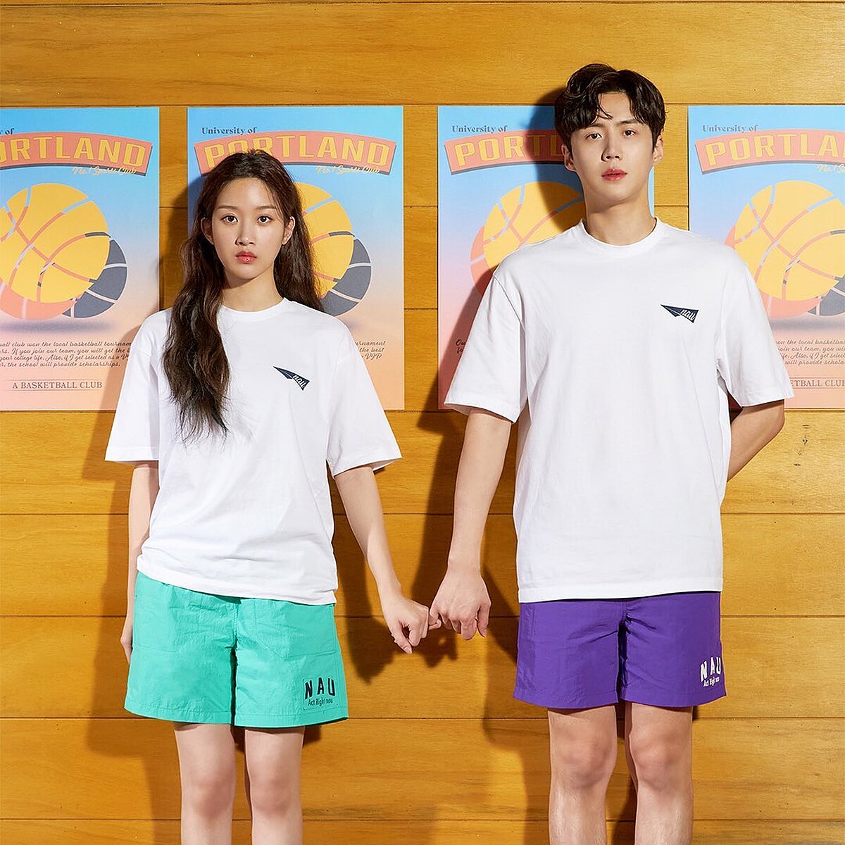 nau品牌代言人金宣虎、文佳煐