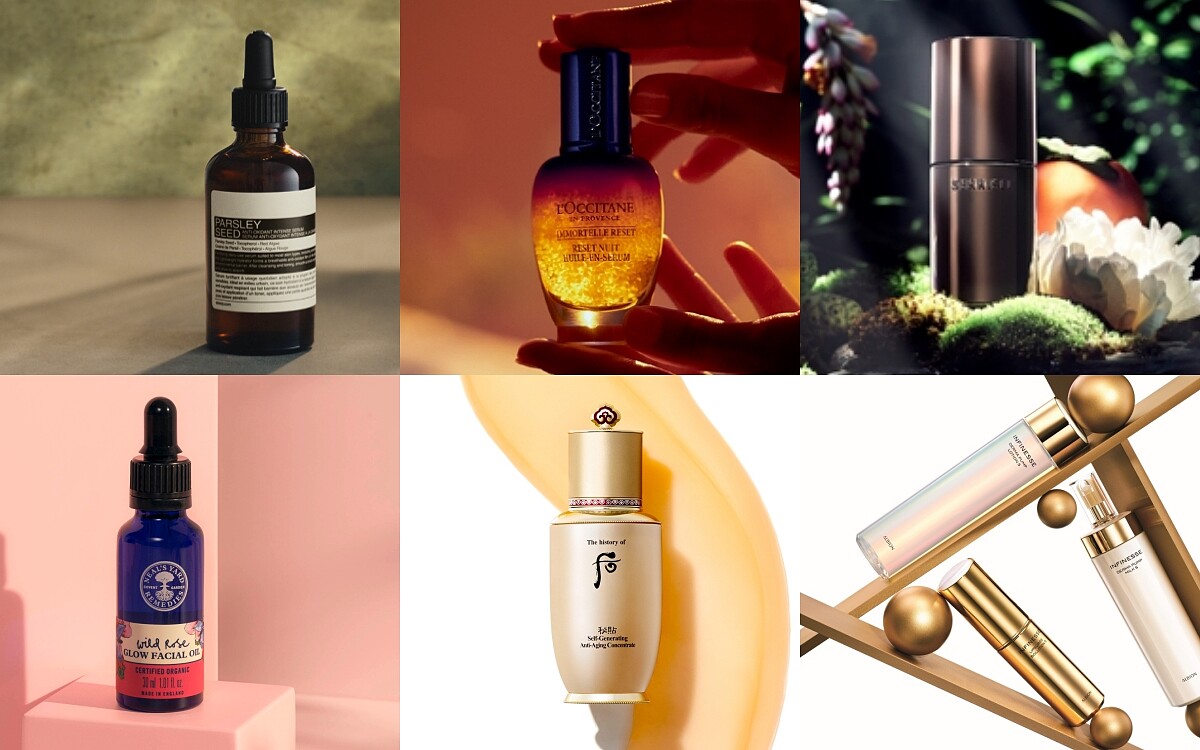 2021秋冬抗老精華液與美容油16款推薦，不僅撫紋，還要找回膨彈臉蛋好氣色