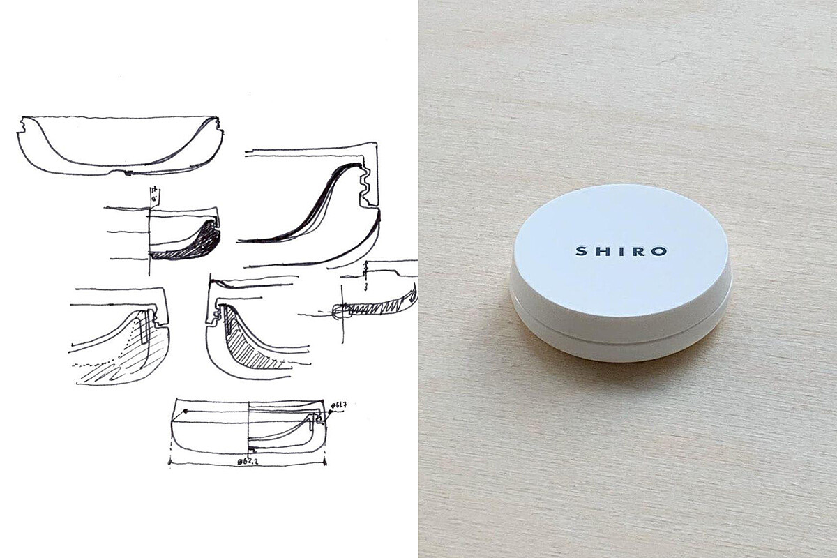 Mist-o 設計產品種類眾多，此為日本美妝品牌的香膏包裝設計。