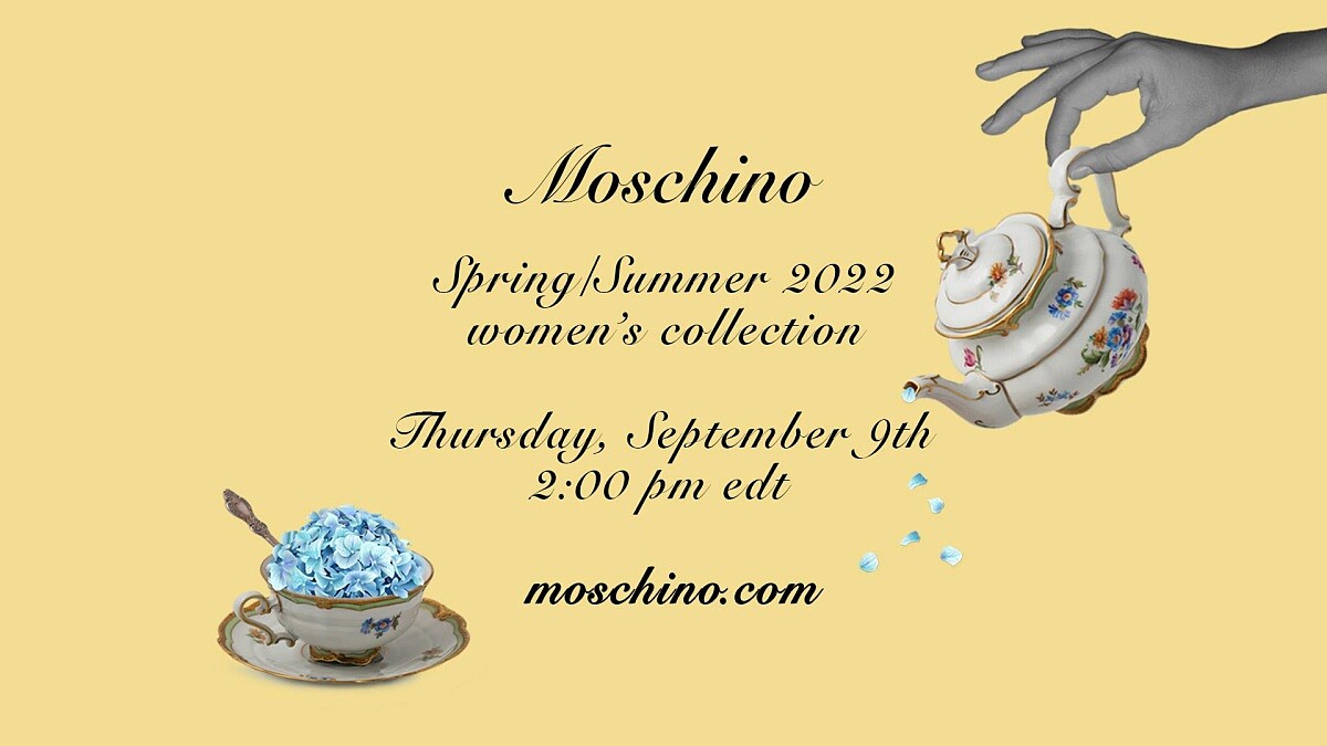2022春夏紐約時裝週｜Moschino大秀直播線上看，9/10凌晨兩點準時登場