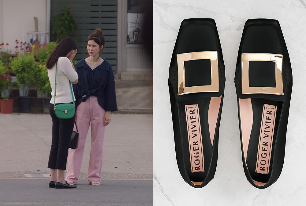 Driver黑色方釦平底鞋,NT37,900