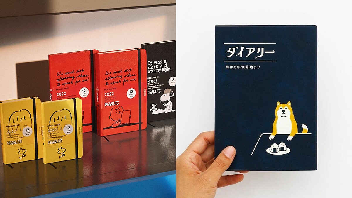 2022療癒動物系手帳推薦！史努比、可愛柴犬、手繪狐狸…博客來買得到