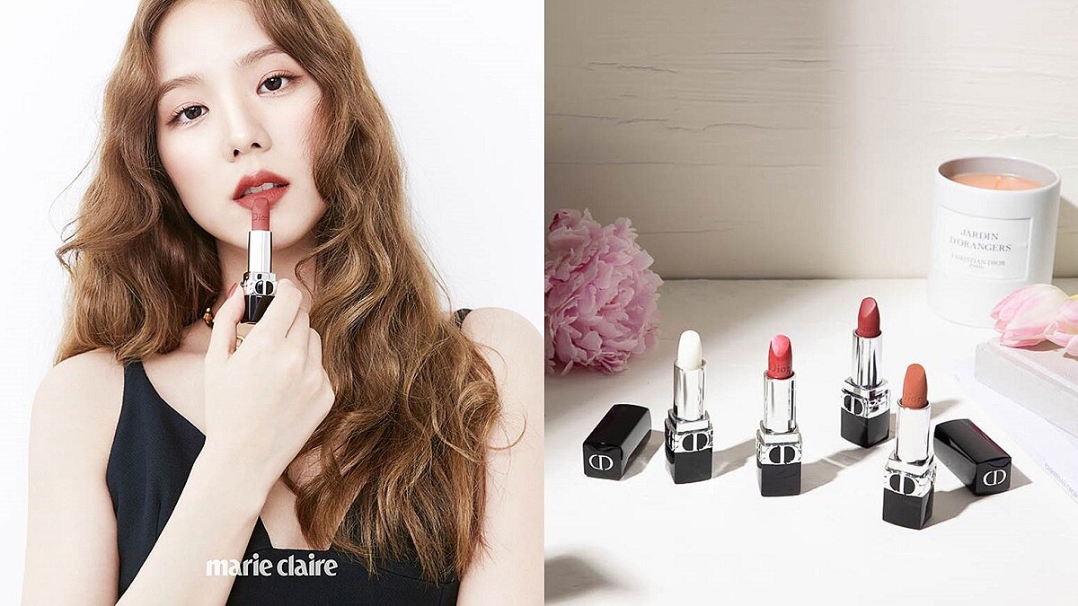 揭開BLACKPINK Jisoo「人間高級唇」的秘密！化妝包裡的最強武器~DIOR高濃度保養系「藍星精華唇膏」一抹直登顏質天花板！