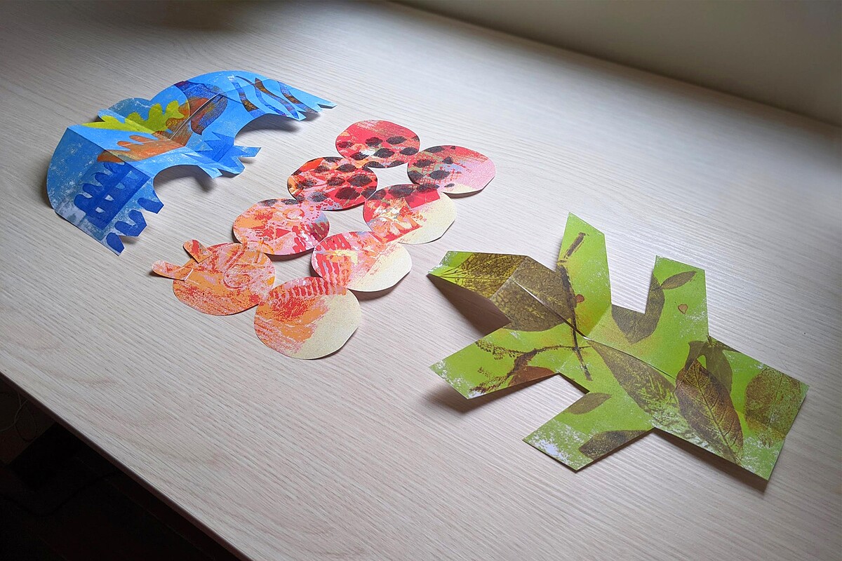 生態主題作品：食物鏈系列小誌。photo／RedLouise