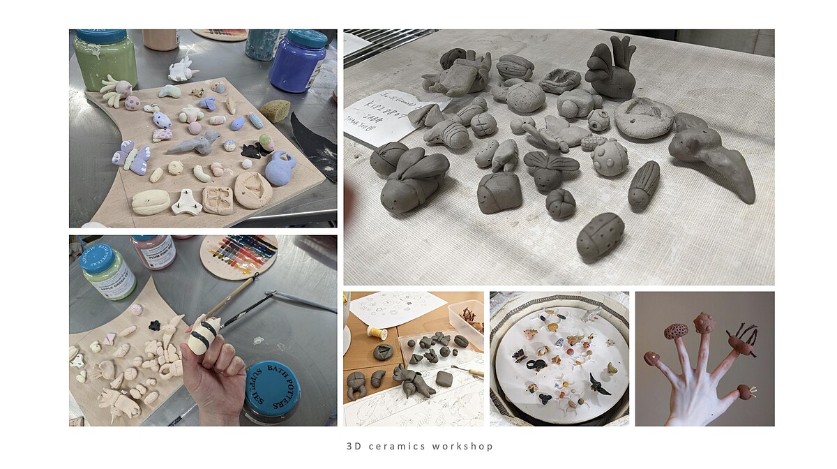 嘗試不同媒材來視覺化生態主題作品。photo／RedLouise