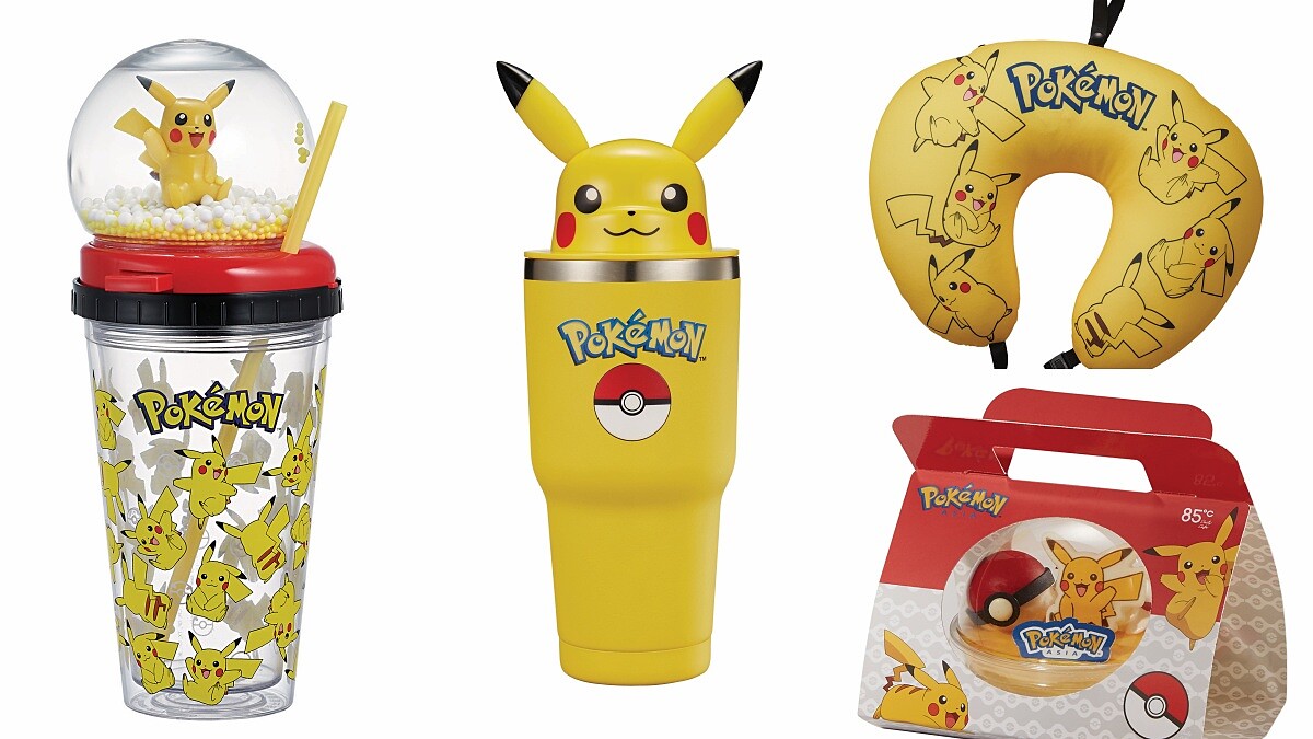 85度C攜手寶可夢推皮卡丘6款超萌周邊！必買寶貝球3WAY變形枕及保冰杯