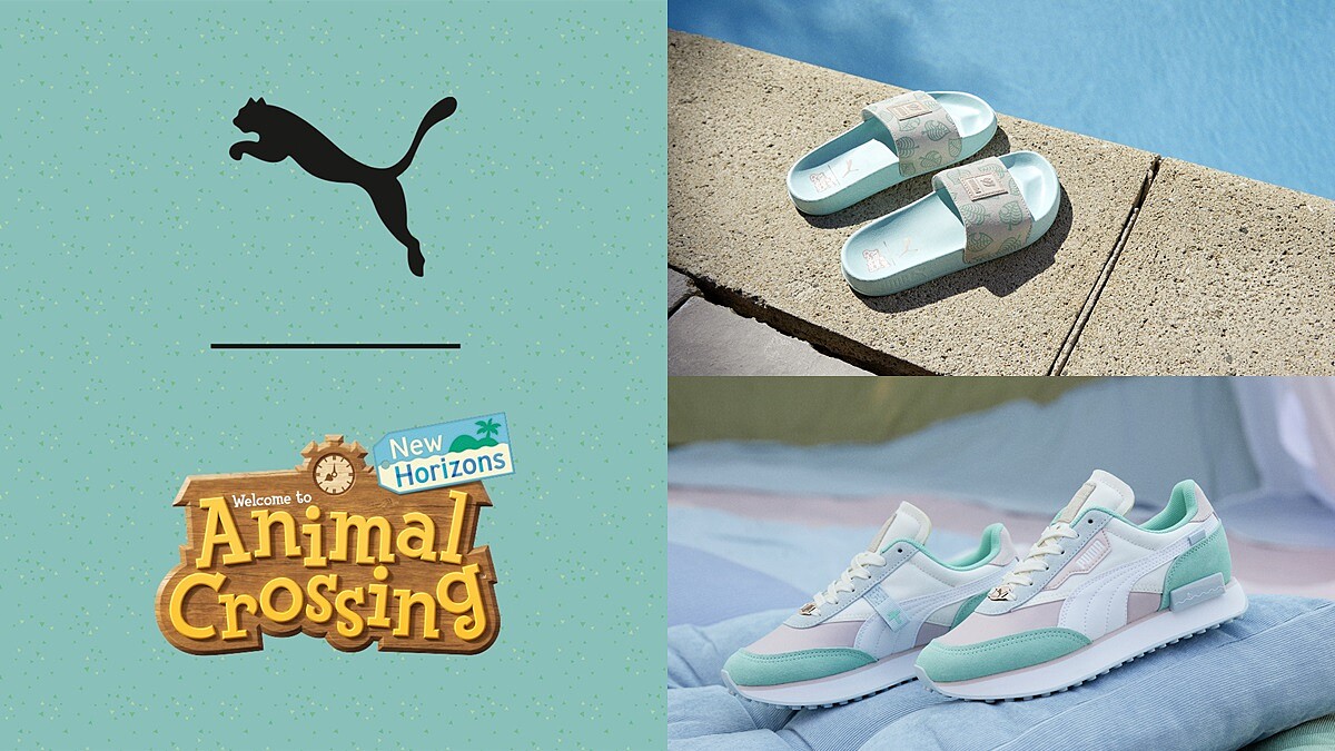 Puma X 動物森友會聯名系列來襲！3款夢幻湖水綠球鞋亮點、售價全公開