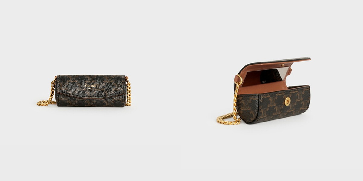 CELINE Triomphe帆布唇膏盒，售價NT$19,500