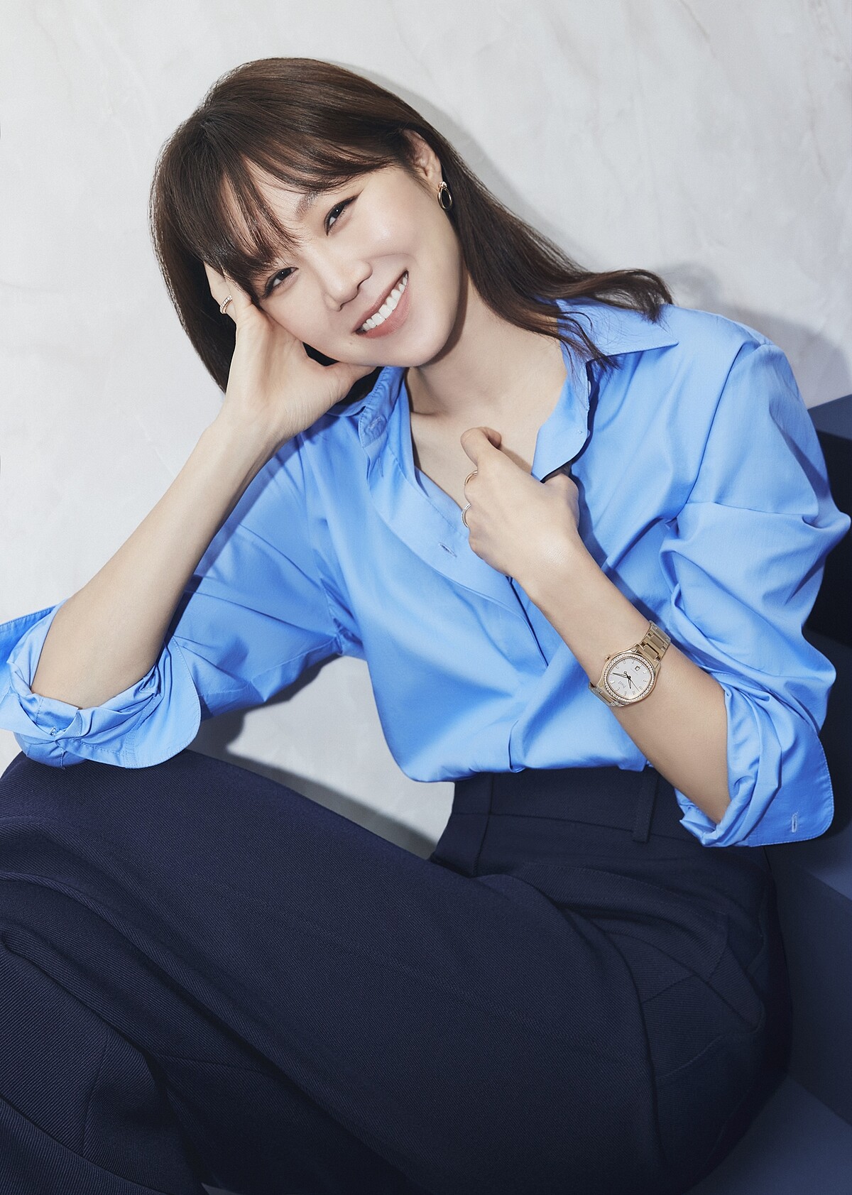 Piaget 亞太區大使孔曉鎮PIAGET POLO 36毫米日期腕錶