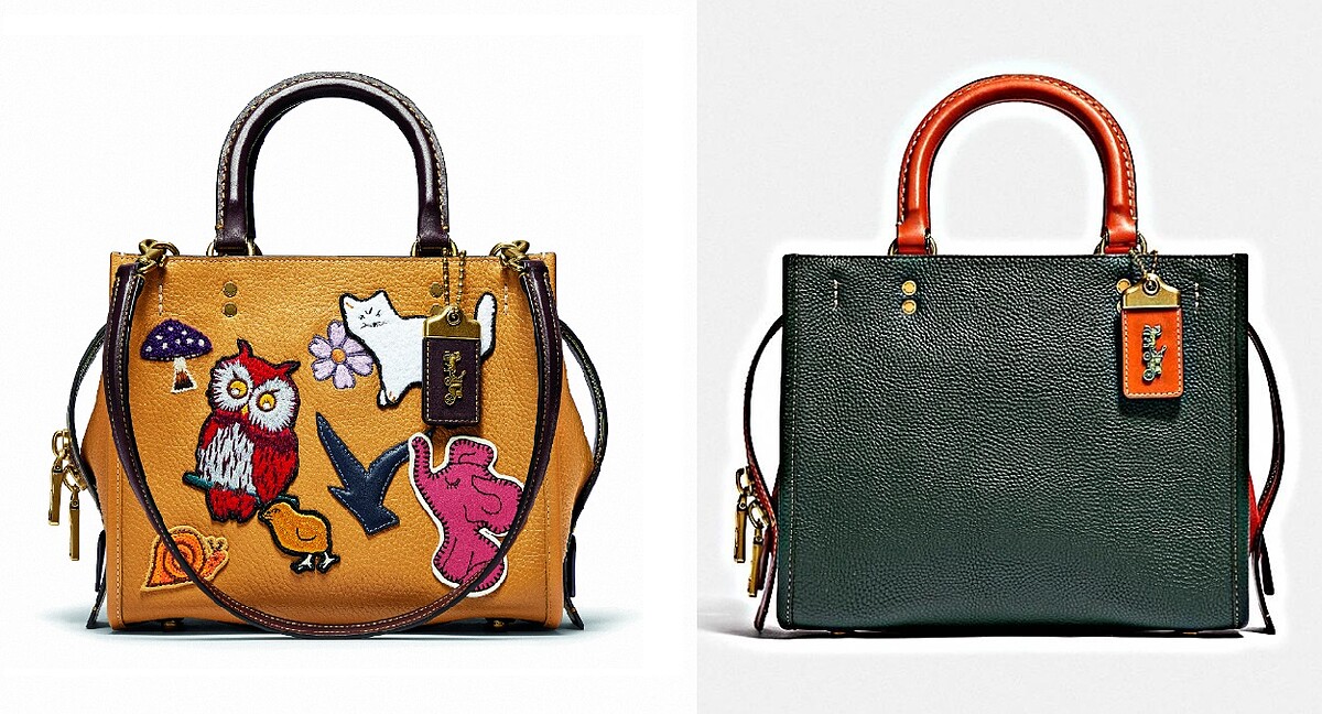 左： Rogue 25拼接手袋，NT37,800、右：Rogue 25 手袋，NT23,800。