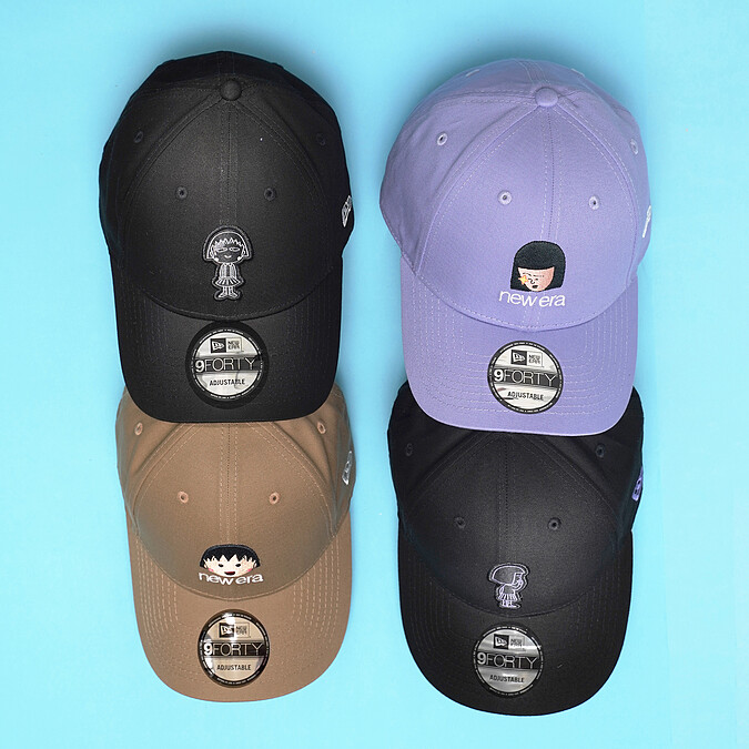 New Era x櫻桃小丸子老帽，NT1,380