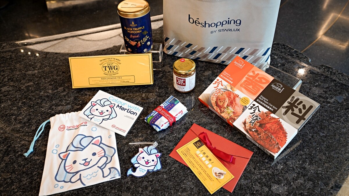 星宇航空推出只送不賣的「星國風味袋」