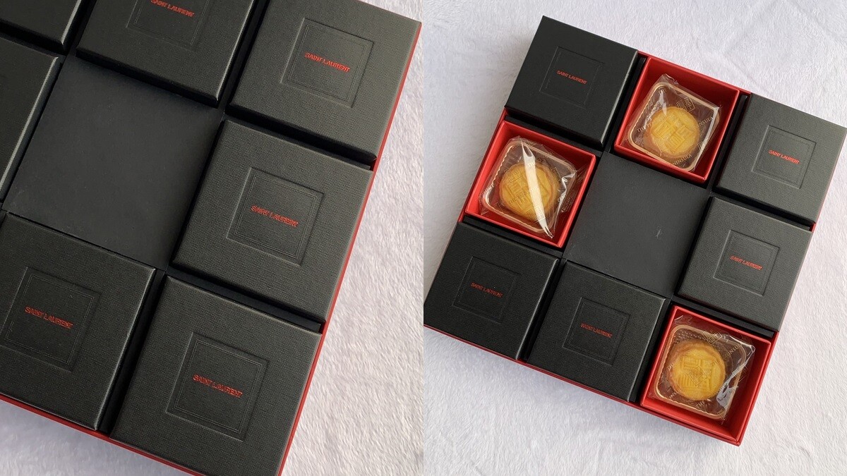 Saint Laurent時髦黑月餅禮盒