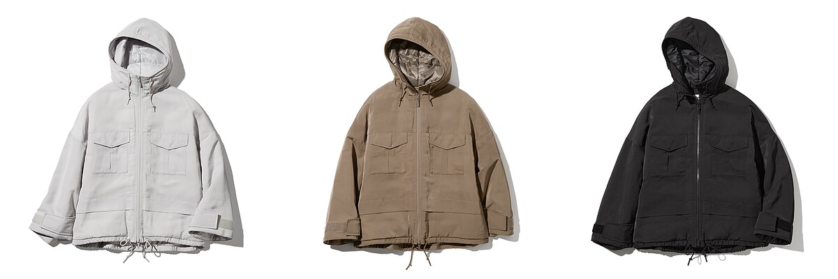 WPJ Hybrid羽絨寬版連帽外套,售價NT$3,990