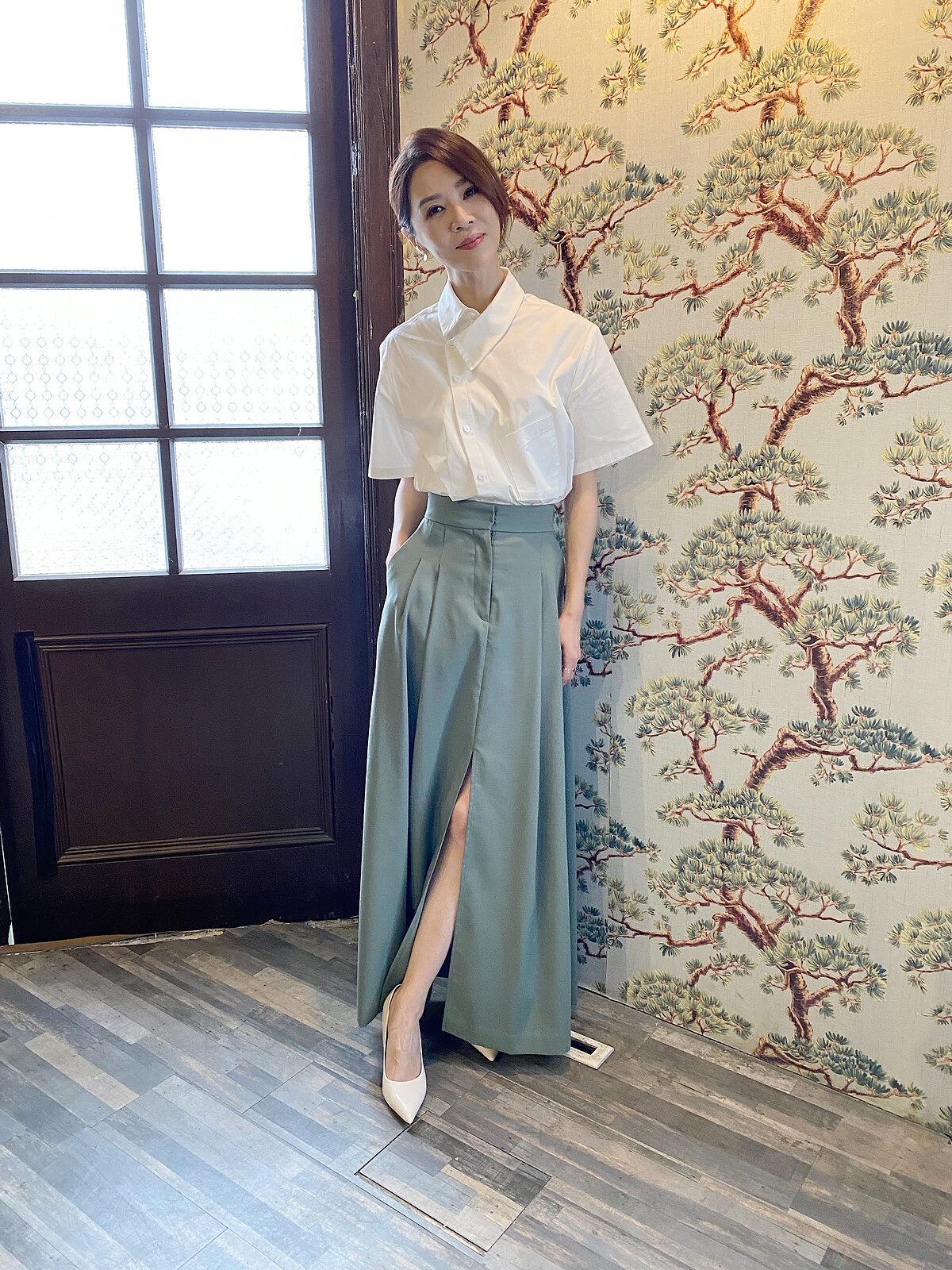 ▲謝盈萱和黃秋生有不少對手戲。（圖／公視提供）