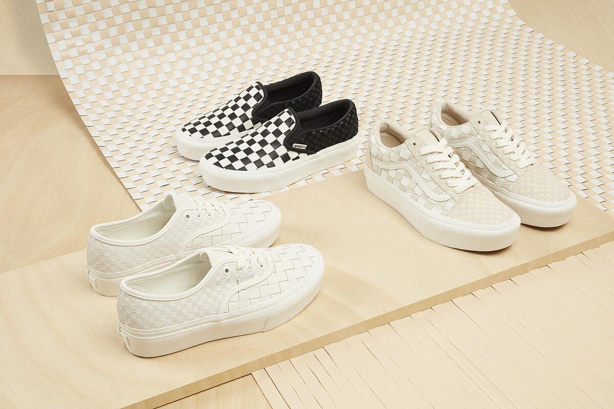 以皮革編織成棋盤格紋的Woven Pack讓休閒時尚變得更高級