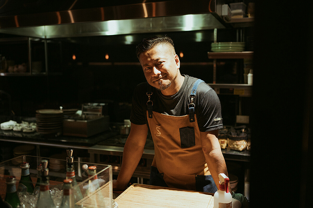 AKAME 主廚 Alex（彭天恩）。