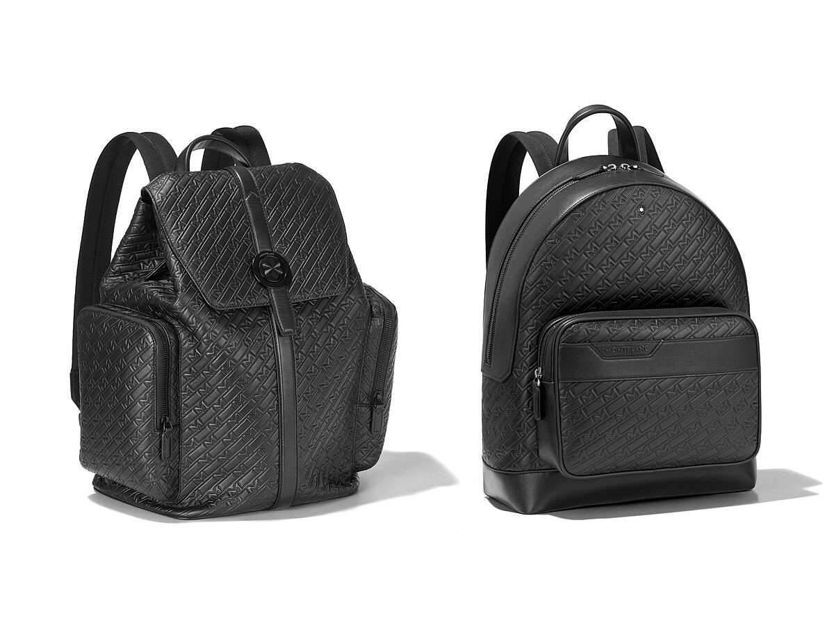 萬寶龍M_Gram 4810系列UltraBlack掀蓋式後背包，NT$55,200、後背包，NT$42,600