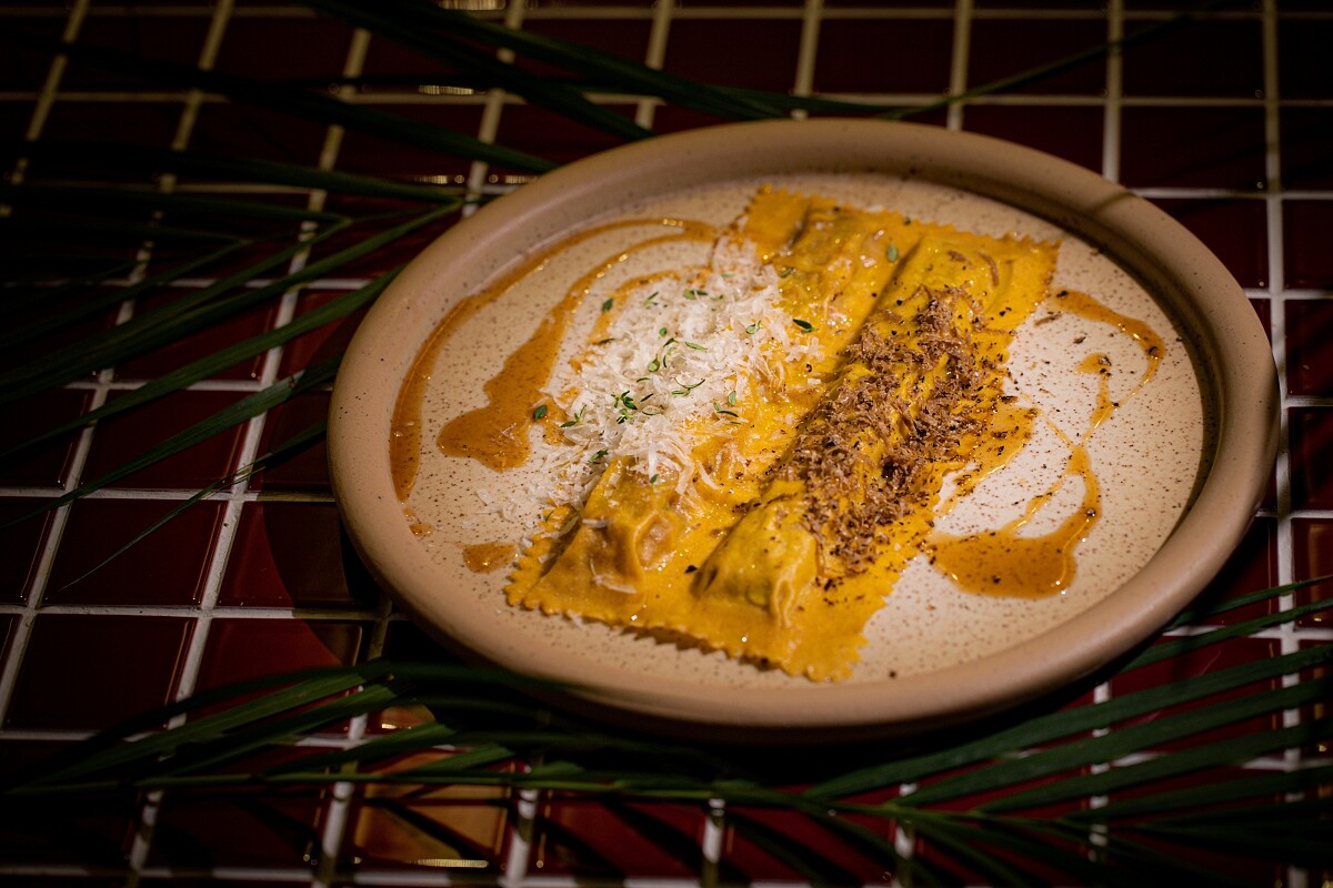 松露義大利餃,NT380元。