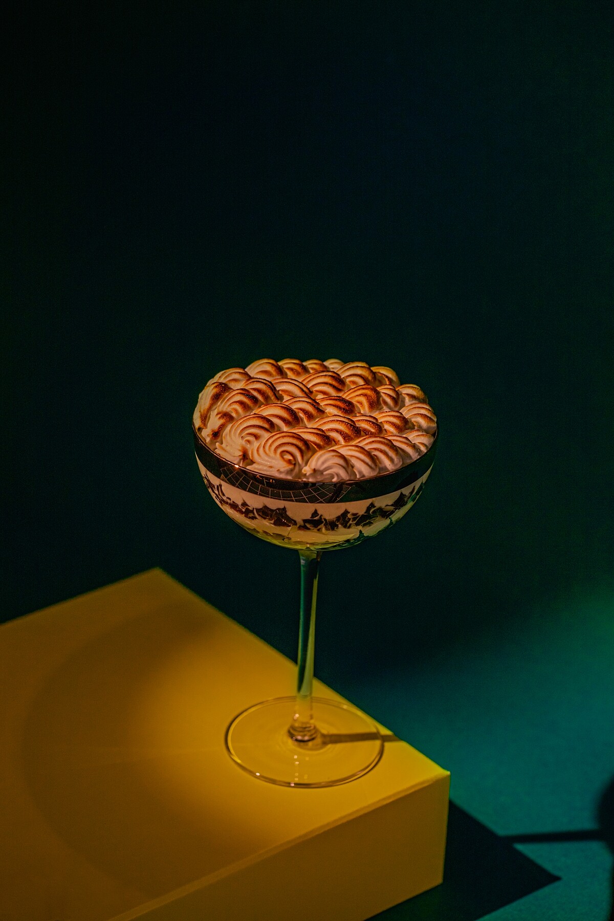 提拉米蘇，NT180元，是菜單上唯一的甜點，賣相精緻。