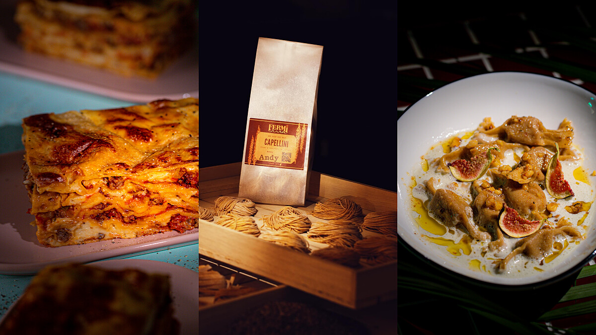 Fermi 主打現磨小麥製麵,主廚 James Sharman 用心琢磨每一口新鮮美味