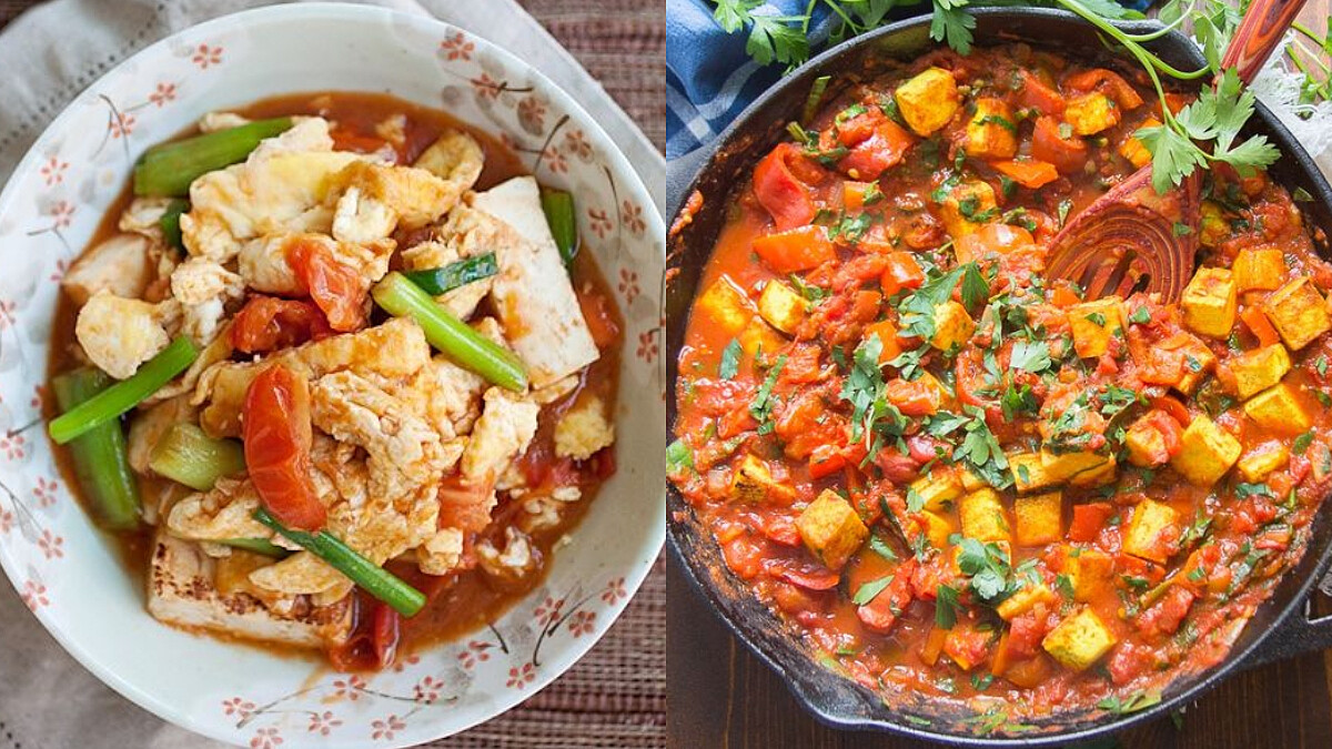 低熱量高蛋白、可以快速瘦身的”番茄秋葵豆腐蛋花湯”食譜來了！