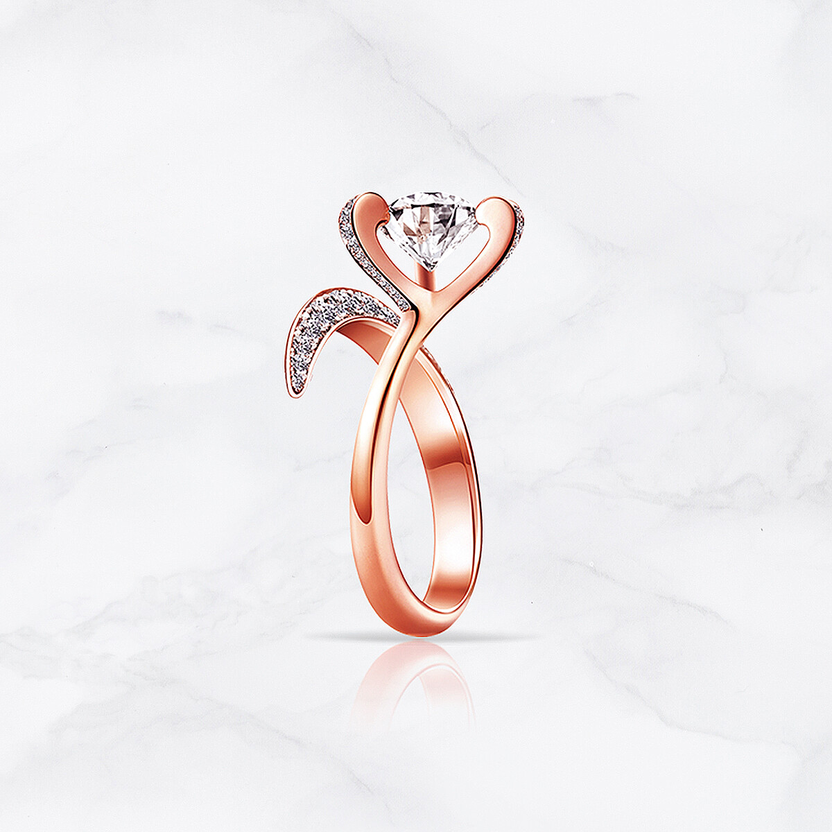 林曉同珠寶心坎鑲系列