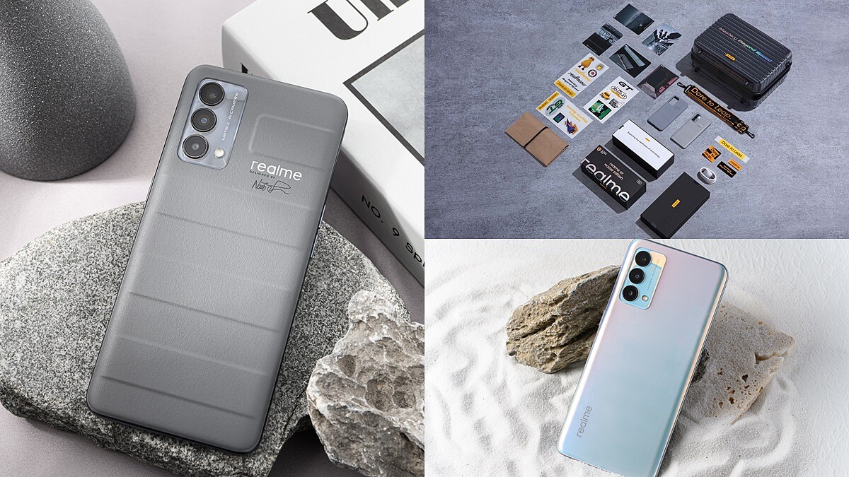 realme GT大師版手機時髦升級！旅行箱機身設計，沉穩灰、夢幻晨曦色上市