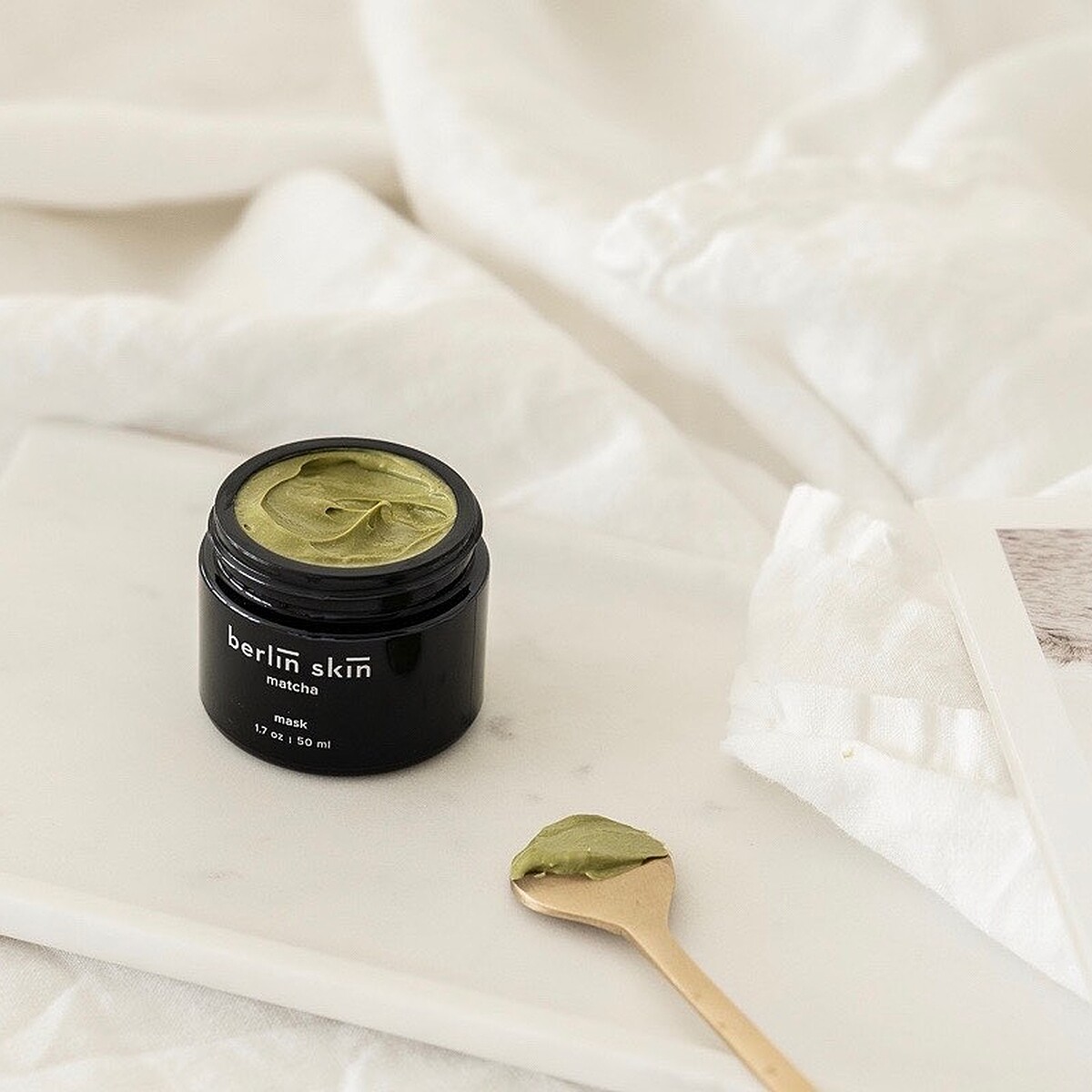 berlin skin抹茶奇蹟活膚面膜。