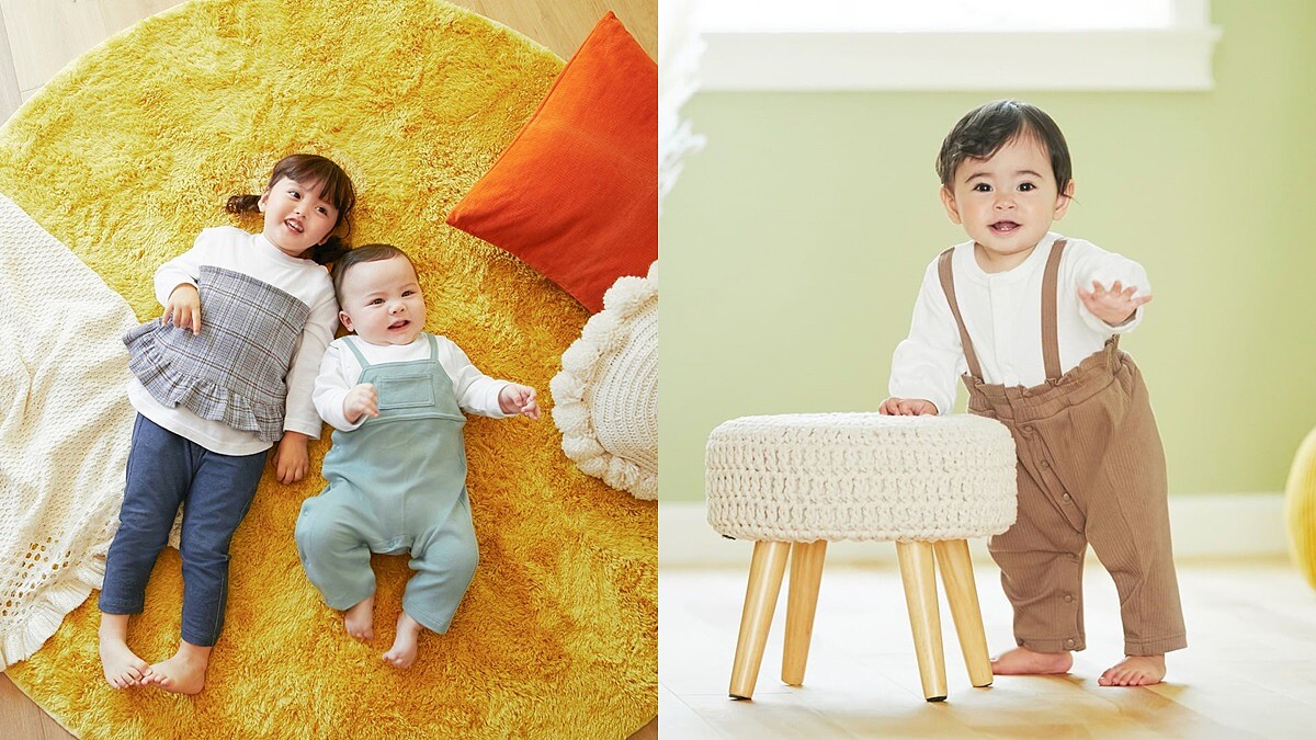 GU baby系列登台開賣！新生兒包屁衣、親膚上衣、連身褲最低190元就能購入