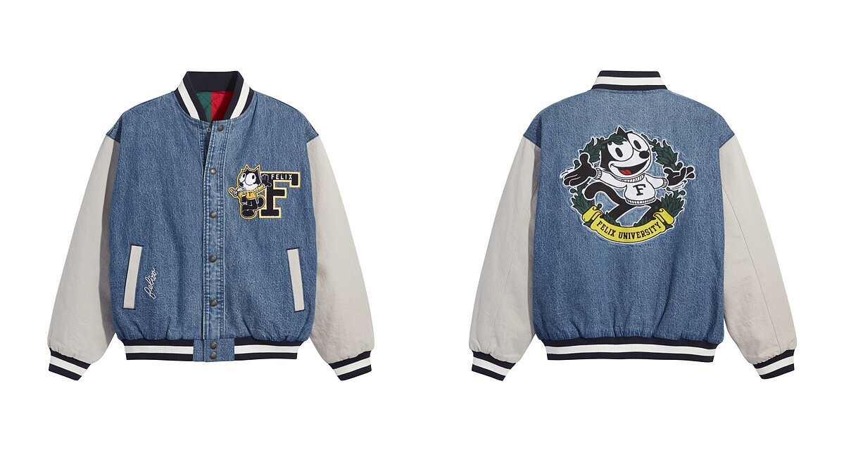 Levi&rsquo;s X Felix the Cat聯名雙面穿夾克外套，售價NT$5,290